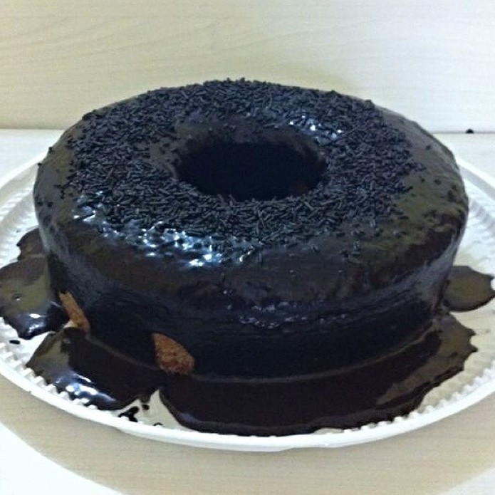 Bolo De Cenoura Com Cobertura De Chocolate