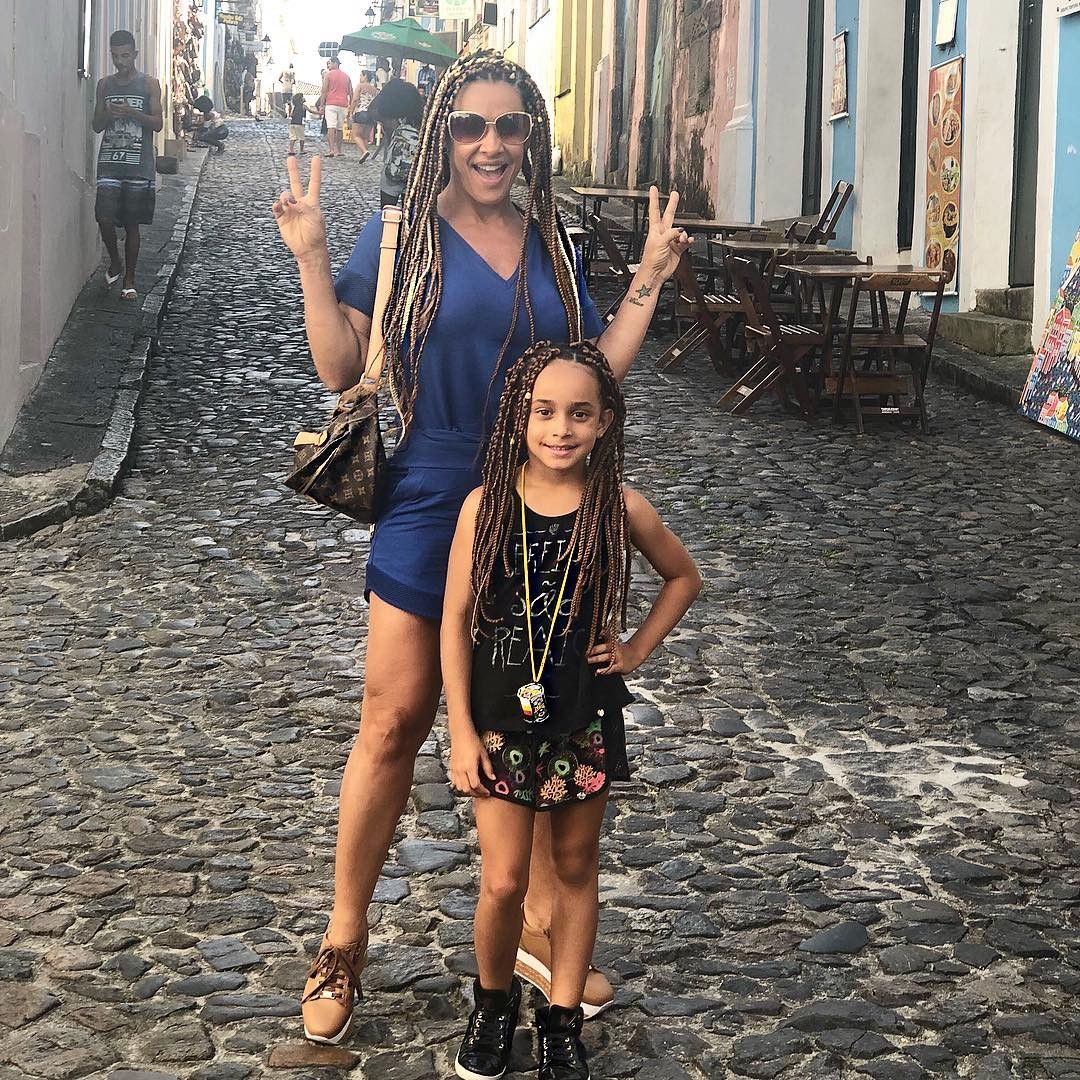 Scheila Carvalho com a filha (Foto: Instagram/ Reprodução)