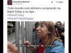 Black Friday inspira memes nas redes sociais