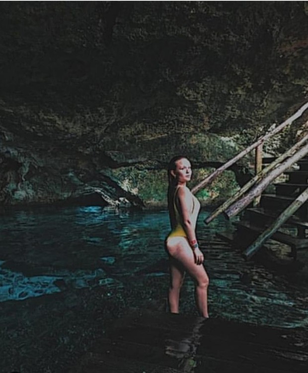 Larissa Manoela viaja ao México e faz ensaio fotográfico nos cenotes de Tulum (Foto: Instagram/ Reprodução)