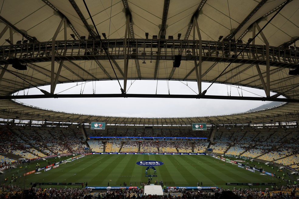 Maracan&atilde; em Flamengo x Fluminense &mdash; Foto: Buda Mendes/Getty Images