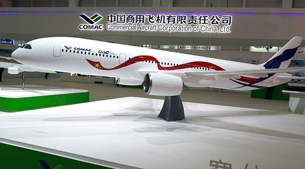 Modelo do avião anunciado pela China e Rússia (Foto: Reprodução)