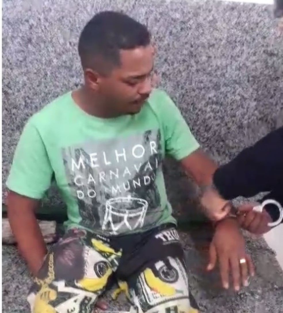 Jaime Pereira foi preso em flagrante e levado para a 24ª Delegacia de Polícia, em Ceilândia — Foto: Arquivo pessoal