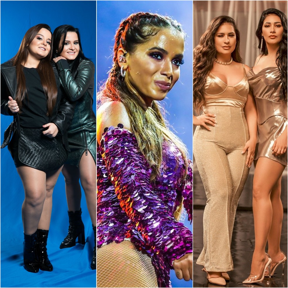 Maiara & Maraisa, Anitta e Simone & Simaria fazem lives neste sábado (23) — Foto: Divulgação