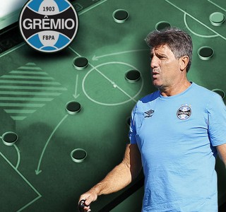 Renato molda equipe a rivais e ganha rótulo de estrategista no Grêmio