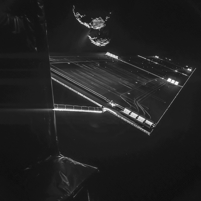 Sonda deve pousar no cometa em novembro (Foto: ESA/Rosetta/Philae/CIVA)