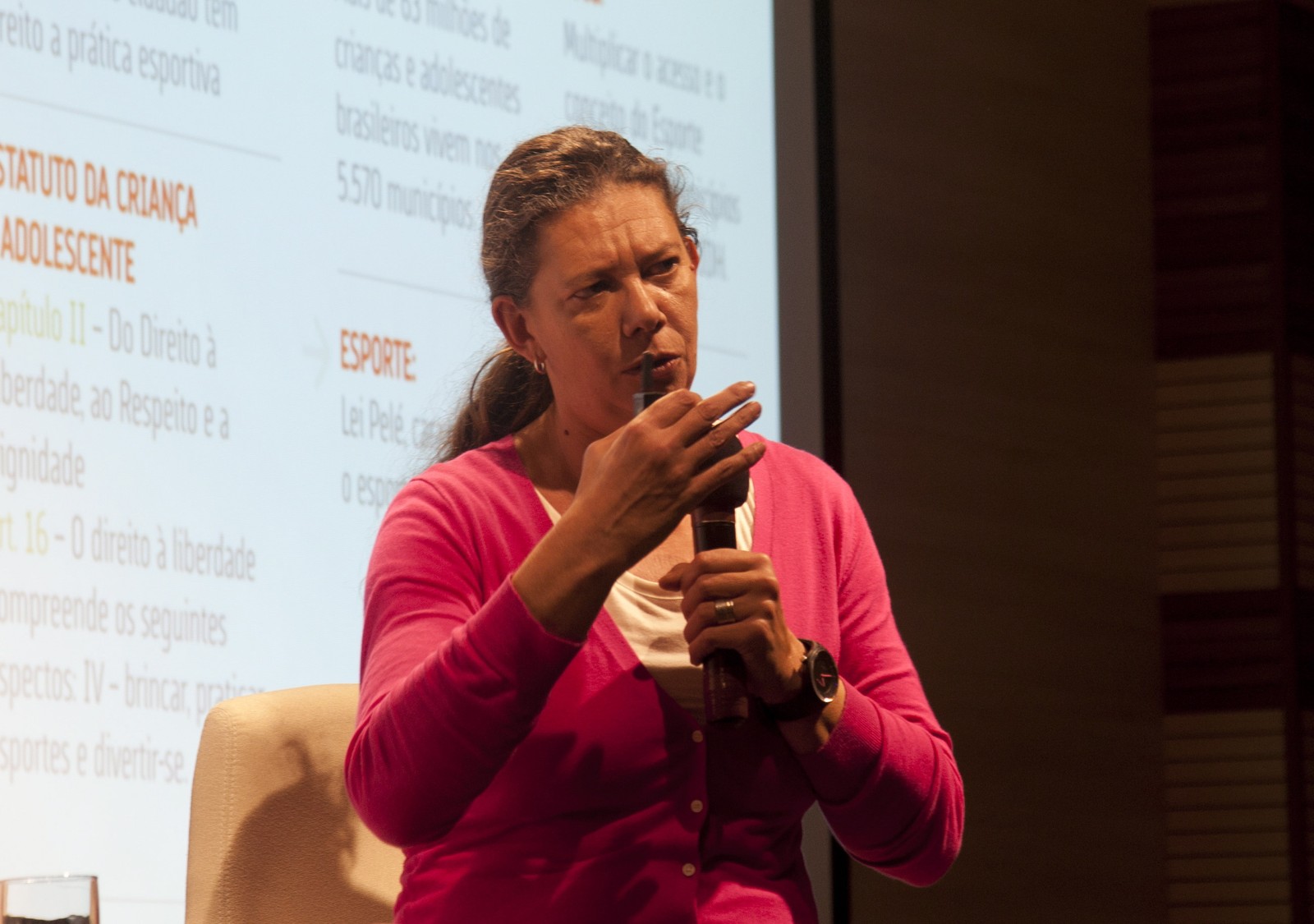 Ana Moser, ministra dos Esportes — Foto: Adriana Lorete/ Agencia OGlobo