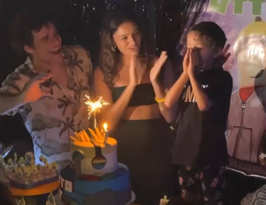 Sophie Charlotte e Daniel de Oliveira fazem festa para celebrar aniversário do filho