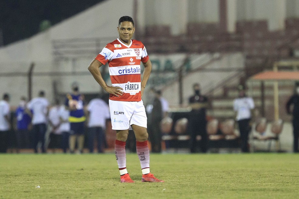 Thiago Humberto, meia do Linense — Foto: José Luis Silva/Paulistão