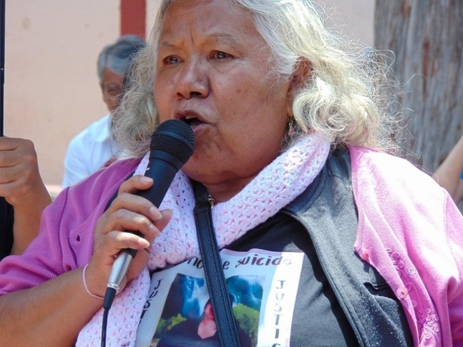 Irinea Buendía lutou arduamente para que a justiça fosse feita no caso de feminicídio da sua filha, morta em 2010