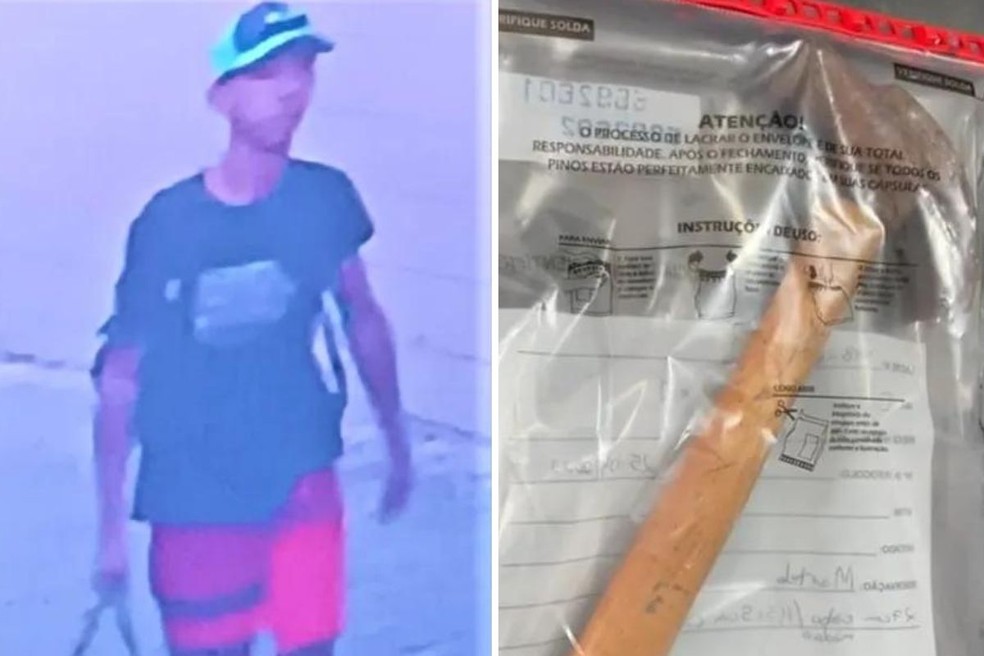 Filho mata pai com marteladas na cabe&ccedil;a dentro de casa em Praia Grande &mdash; Foto: Reprodu&ccedil;&atilde;o