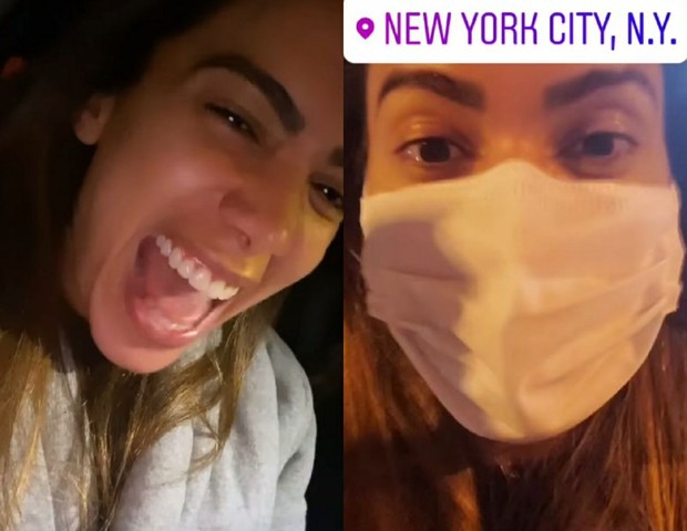 Anitta chega em Nova York (Foto: Reprodução/Instagram)