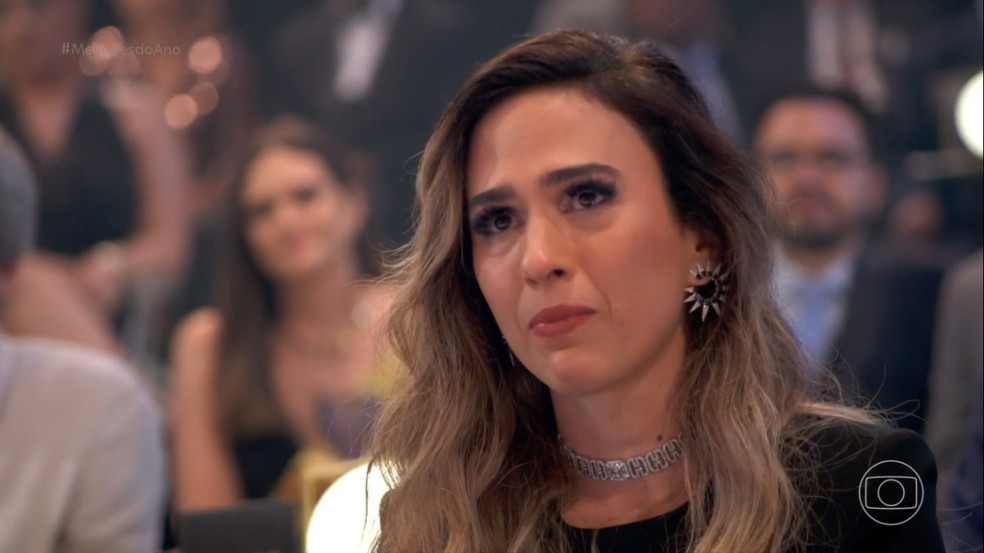 'Melhores do Ano' Tatá Werneck recebe o primeiro 'Troféu Paulo Gustavo de Humor' — Foto: Globo