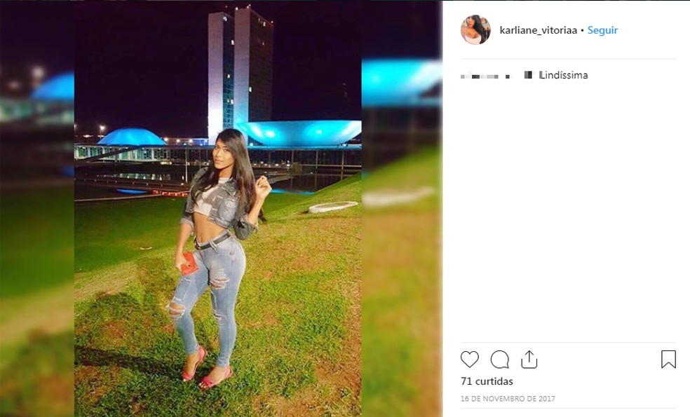 Karliane Vitória  — Foto: Instagram/Reprodução