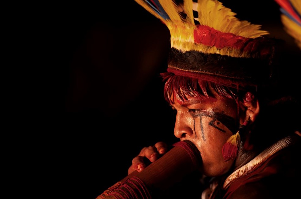 O objetivo das fotografias é dar visibilidade aos indígenas — Foto: Renato Soares/Arquivo Pessoal