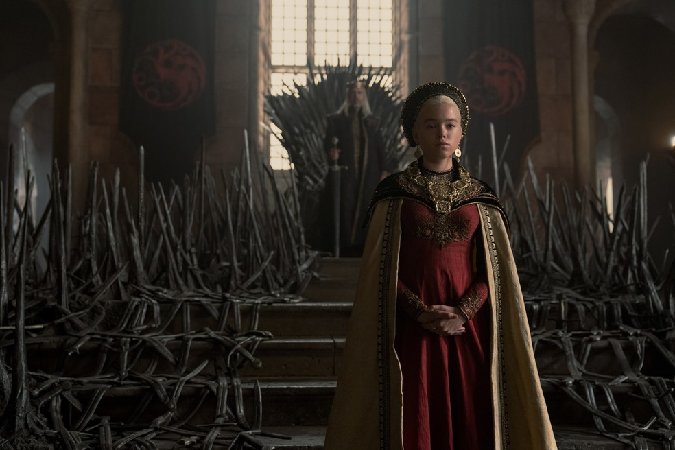 Emma D’Arcy interpreta Rhaenyra Targaryen em 'House of the dragon' — Foto: Divulgação