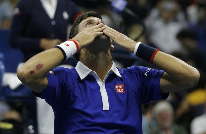 Novak Djokovic campeão do US Open em 2015 (Foto: Reuters) Novak Djokovic campeão do US Open em 2015 (Foto: Reuters)