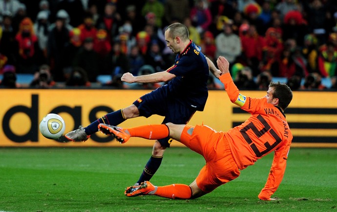 Iniesta - Final Copa do Mundo 2010 (Foto: Getty Images)