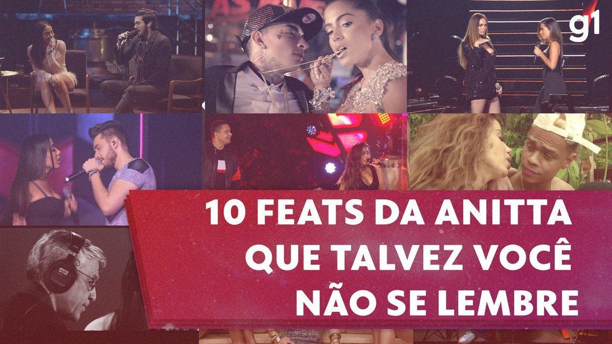 Anitta com Jota Quest, Luan Santana, Caetano Veloso e outros feats de que talvez você não se lembre