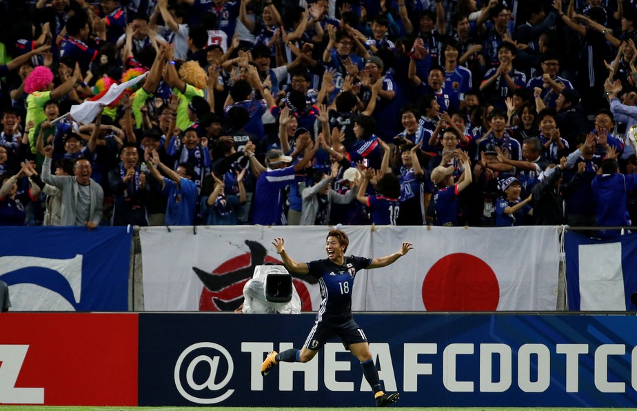 Mais uma na Rússia: Japão vence Austrália e garante vaga na Copa de 2018