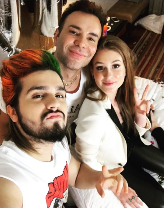 Luan Santana, Matheus Mazzafera e Marina Ruy Barbosa (Foto: Reprodução/Instagram)