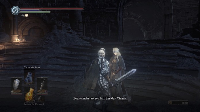 Dark Souls 3: a Guardiã do Fogo vai ajudá-lo a subir de nível (Foto: Reprodução/Victor Teixeira)