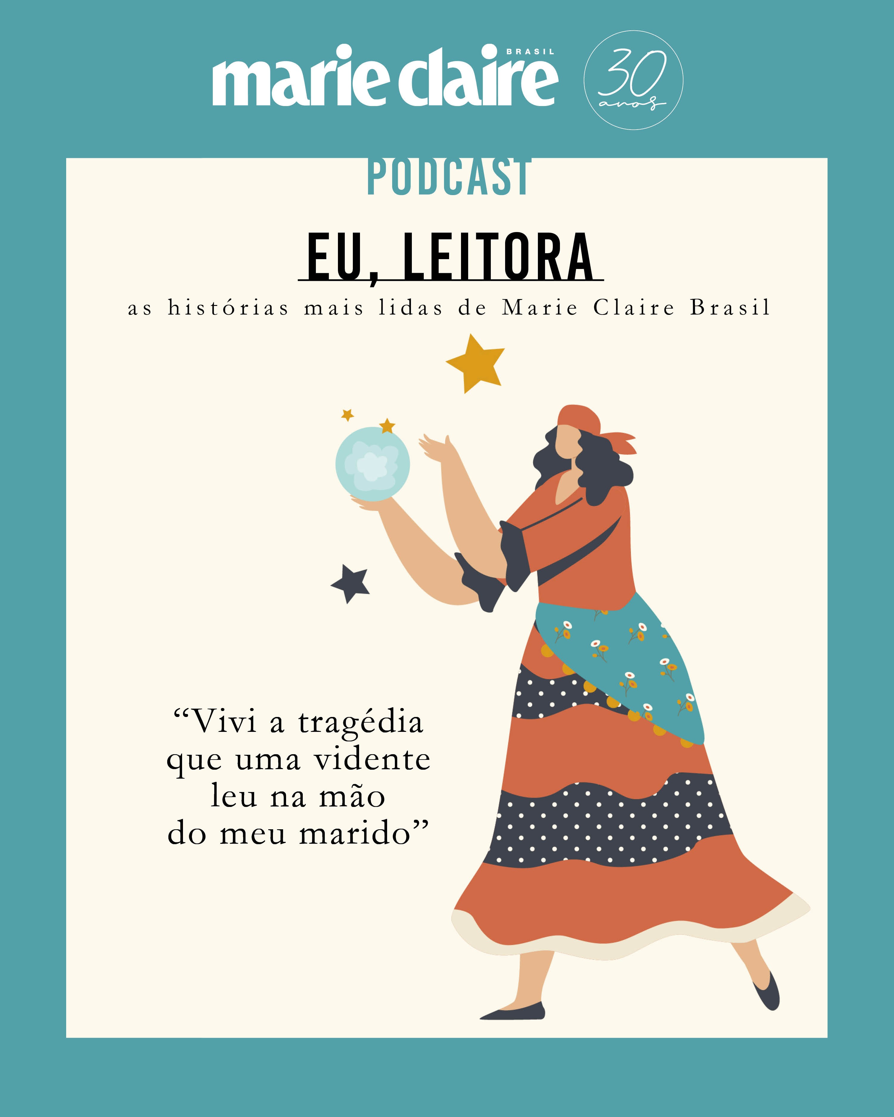 Podcast Eu, Leitora (Foto: Arte Pamella Moreno/Marie Claire)