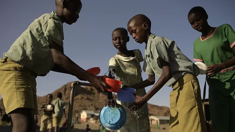 O prolongamento do La Niña agravará a seca no Chifre da África, que ameaça a subsistência de cerca de 18 milhões de pessoas, alerta a OMM (Foto: GETTY IMAGES via BBC)