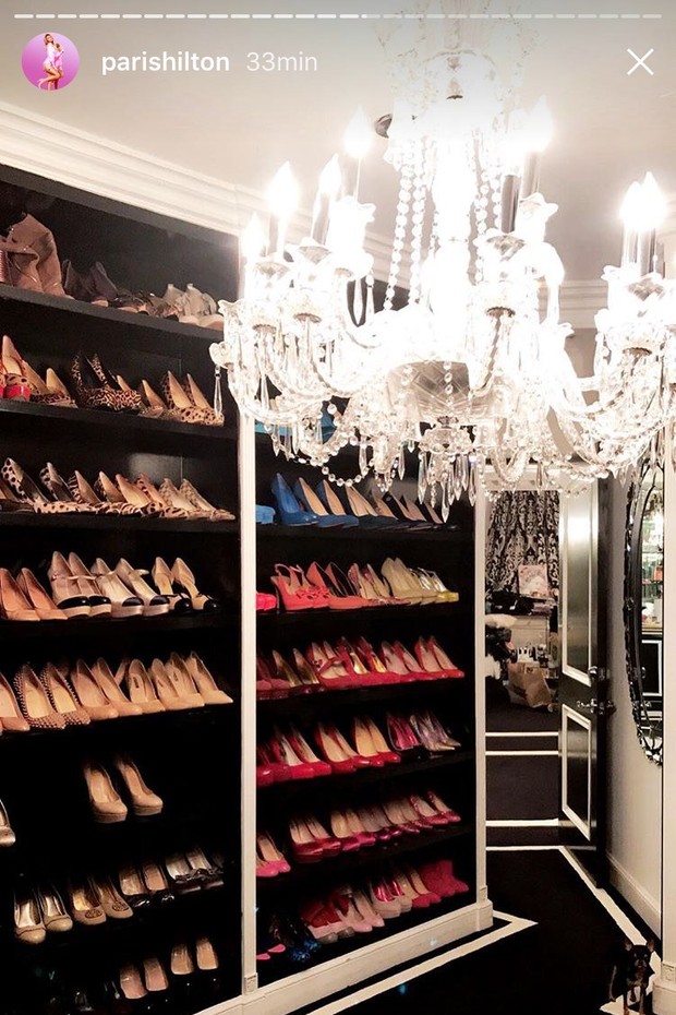 Paris tem uma sala reservada só para sapatos (Foto: Instagram/Reprodução)