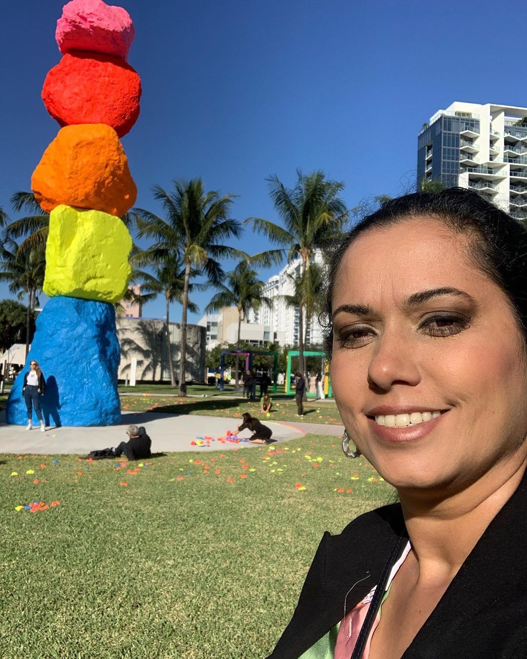 A artista Panmela Castro em Miami (Foto: Reprodução/Instagram)