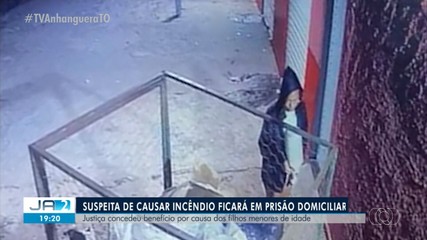Justiça determina prisão domiciliar a mulher suspeita de provocar incêndio em supermercado