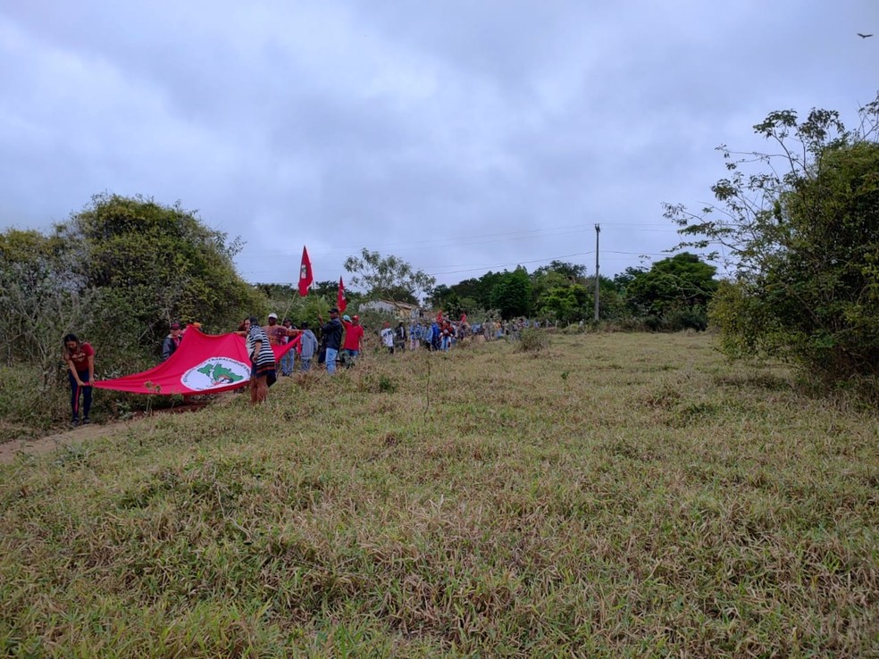 Integrantes do MST ocuparam duas fazendas na região da Chapada Diamantina — Foto: Divulgação/MST
