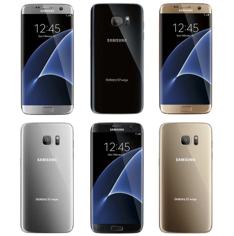 Galaxy S7 Edge da Samsung poderá ter três opções de cores, diz site |  Notícias | TechTudo