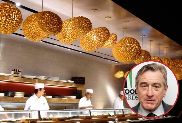 O ator Robert De Niro é dono de vários restaurantes, entre eles o japonês Nobu, que funciona em Nova York desde 1993 (Foto: Getty Images / Divulgação)