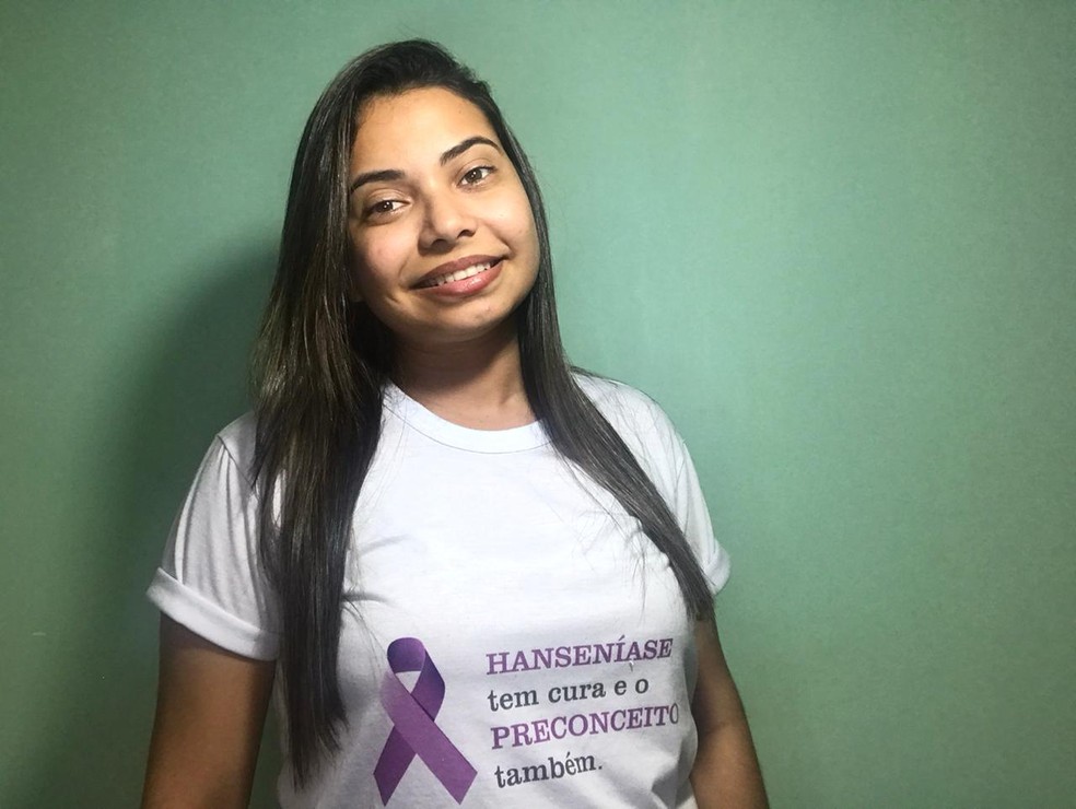Tatielle Naiara tem 24 anos e estava no segundo tratamento da hanseníase quando a crise do abastecimento de remédios atingiu o Brasil. — Foto: Arquivo pessoal