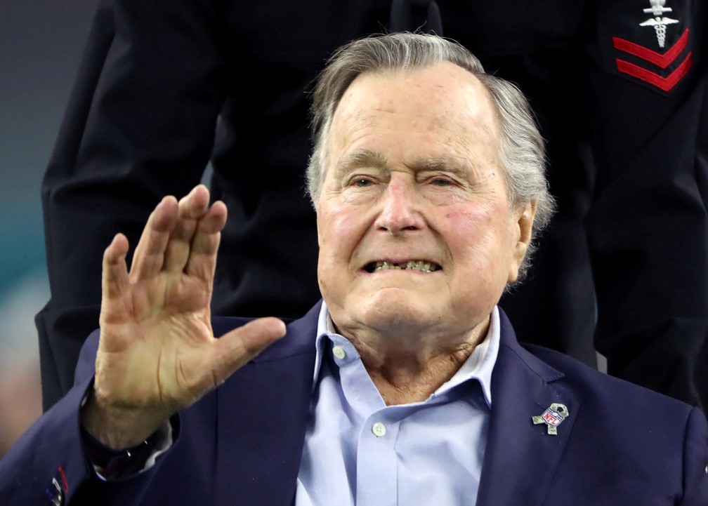 George H.W. Bush em 2017 — Foto: REUTERS/Adrees Latif/File Photo