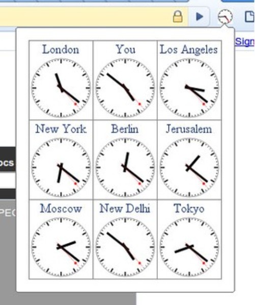 World Clock Extension Download TechTudo