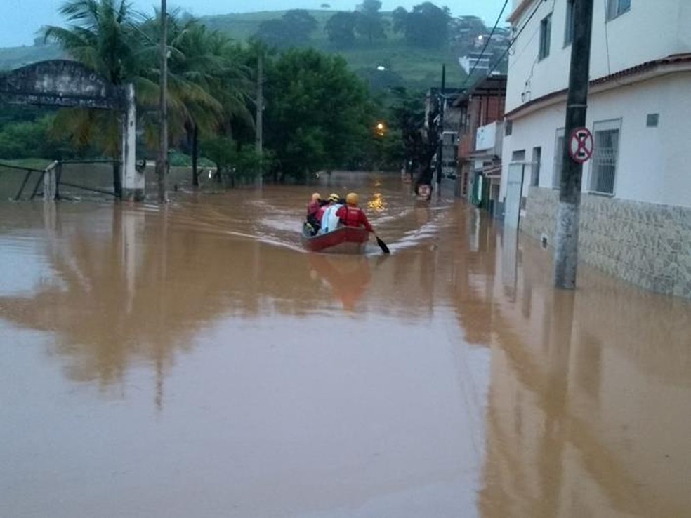 Muriáe ficou alagado após chuvas — Foto: Silvan Alves/Reprodução