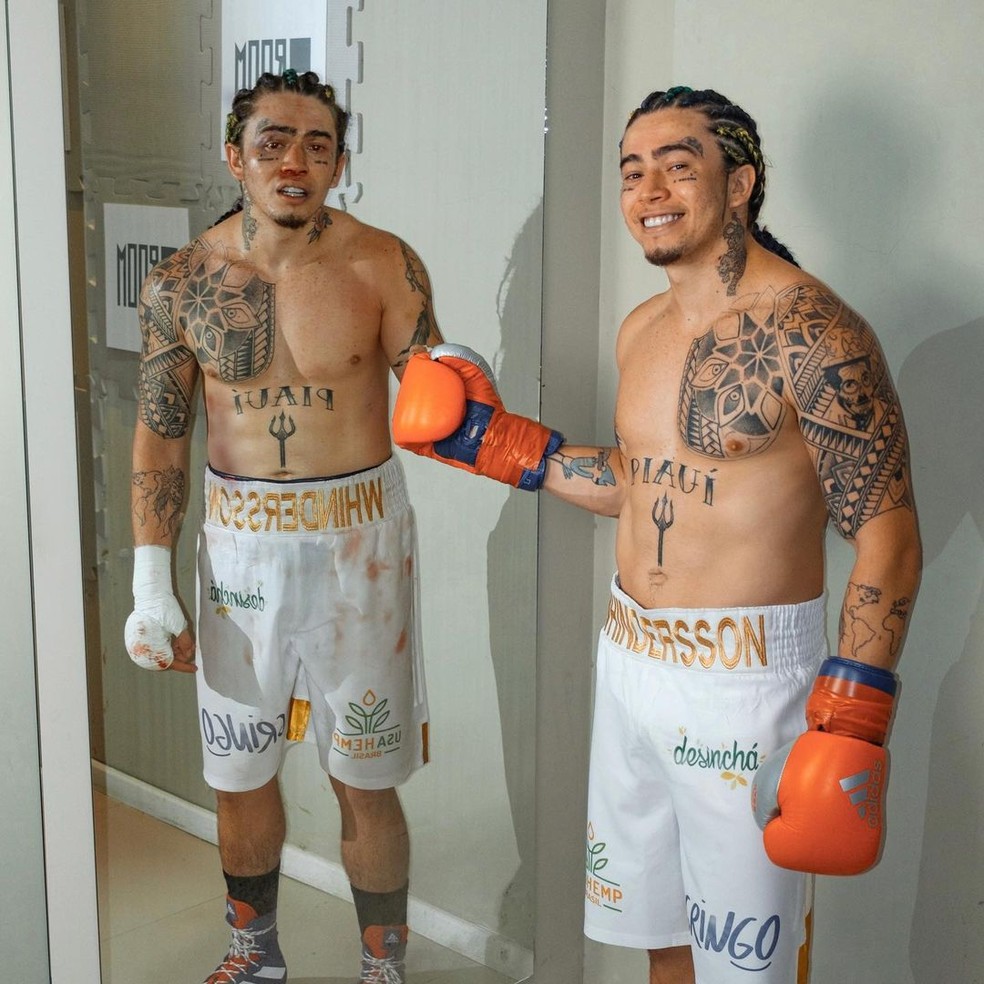 Whindersson antes e depois — Foto: Reprodução/Instagram