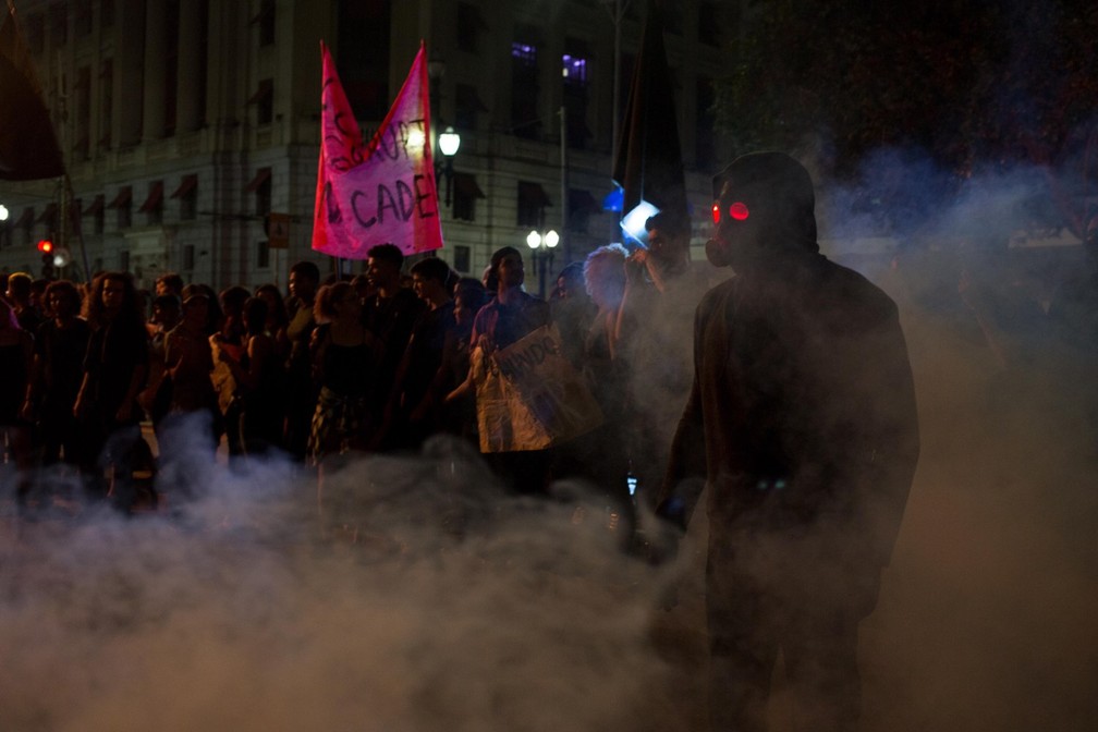 Cena do filme brasileiro 'O Doutrinador' — Foto: Divulgação