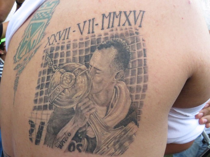 torcida do atlético nacional se despede de alejandro guerra (Foto: Divulgação / Atlético Nacional)