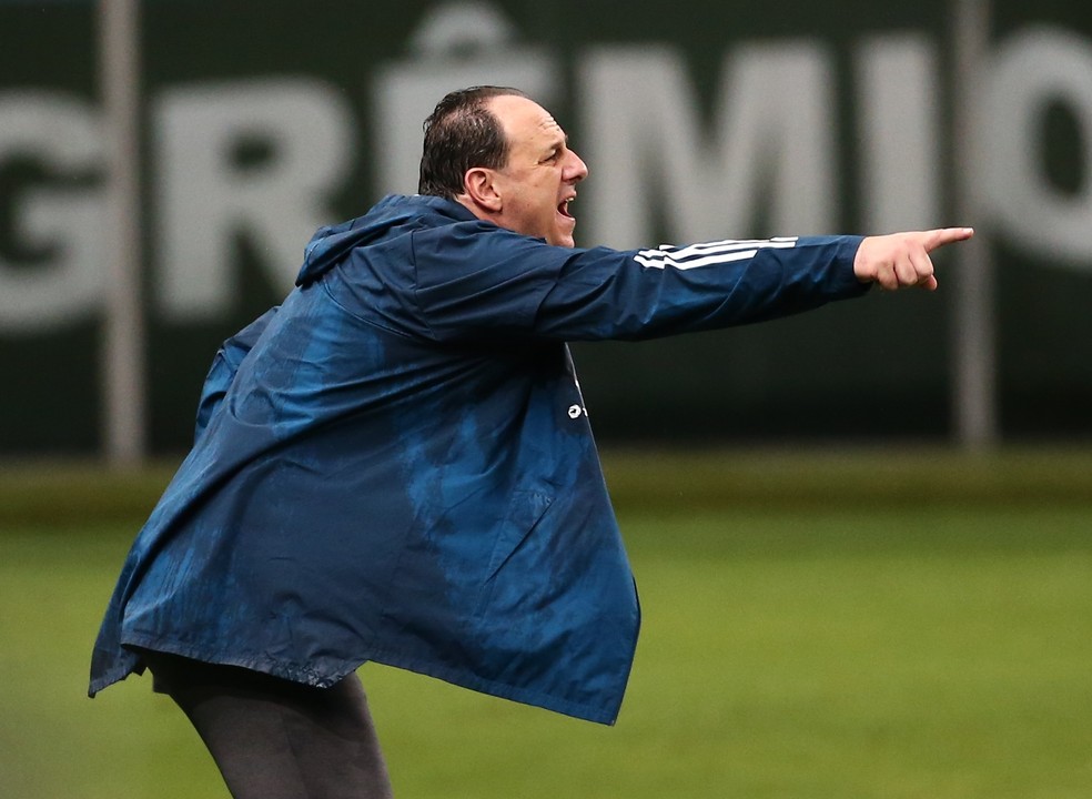 Rogério Ceni, Flamengo x Grêmio — Foto: Diego Vara/Reuters