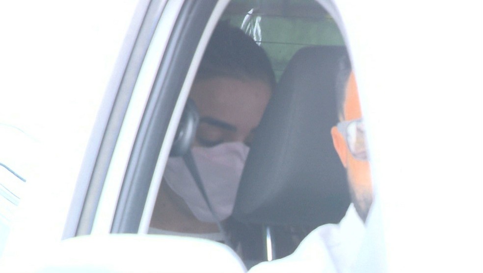 Estudante foi presa em Campina Grande por fraudar vestibulares de medicina — Foto: TV Paraíba/Reprodução