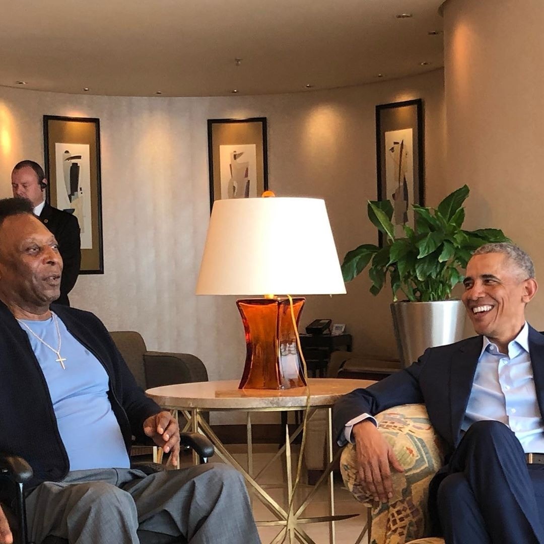 Pelé e Barack Obama (Foto: Instagram/ Reprodução)