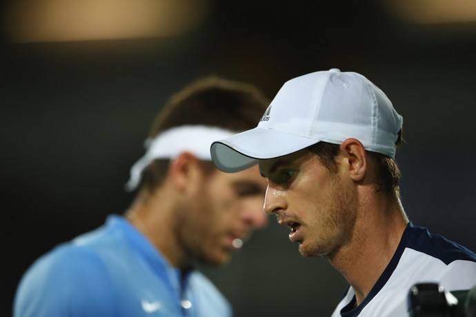 Murray e Del Portro (Foto: Getty Images)