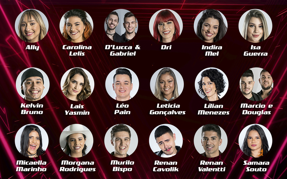 The Voice Brasil Confira Como Ficou O Time Teló Após Audições às Cegas 2018 Gshow 0934