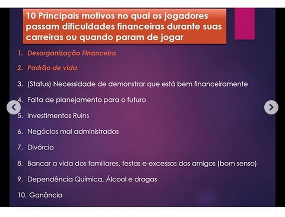 Lucas listou os pontos que levam um atleta a ter fracasso financeiro — Foto: Repodrução/Instagram