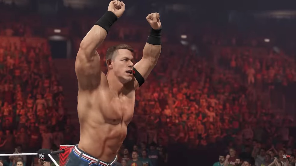 Revisite os maiores momentos da carreira de John Cena em WWE 2K23 — Foto: Reprodução/WWE 2K