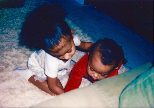 Os filhos de Kim Kardashian e Kanye West (Foto: Instagram)