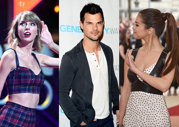 Taylor Swift, Taylor Lautner, Selena Gomez (Foto: Getty Images)